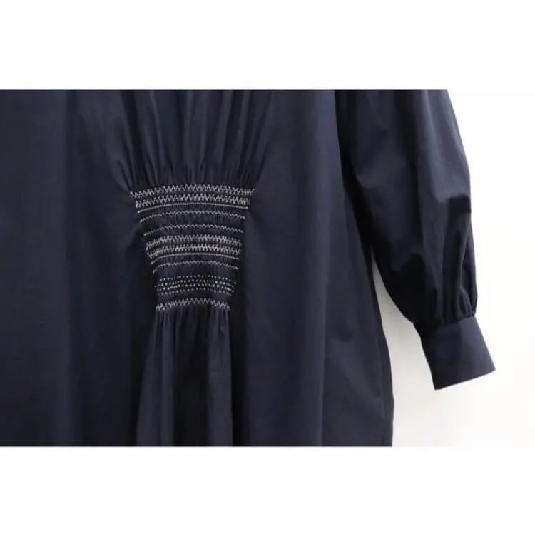 2020SSアーツ&サイエンスarts＆scienceスモッキング刺繍ワンピース