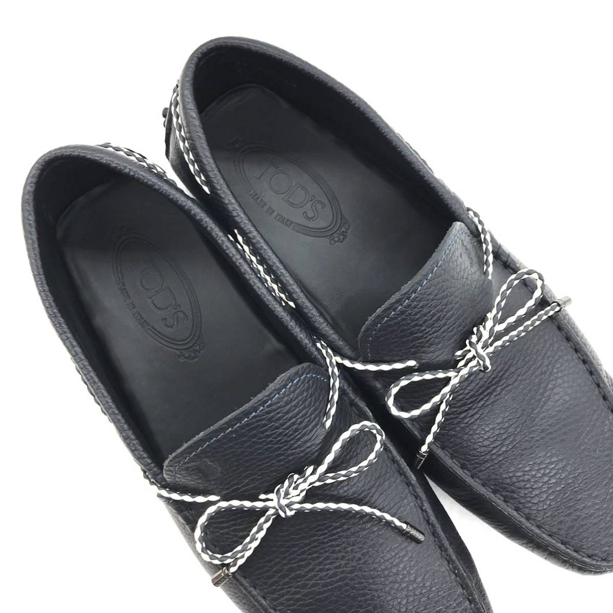 TOD'S トッズ ドライビングシューズ レザー モカシン デッキシューズ