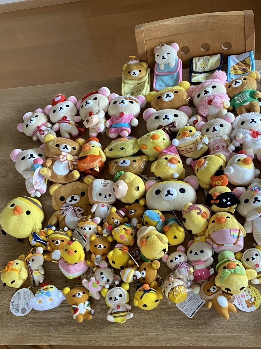 未使用！リラックマ コリラックマ キイロイトリ ぬいぐるみ チェーン