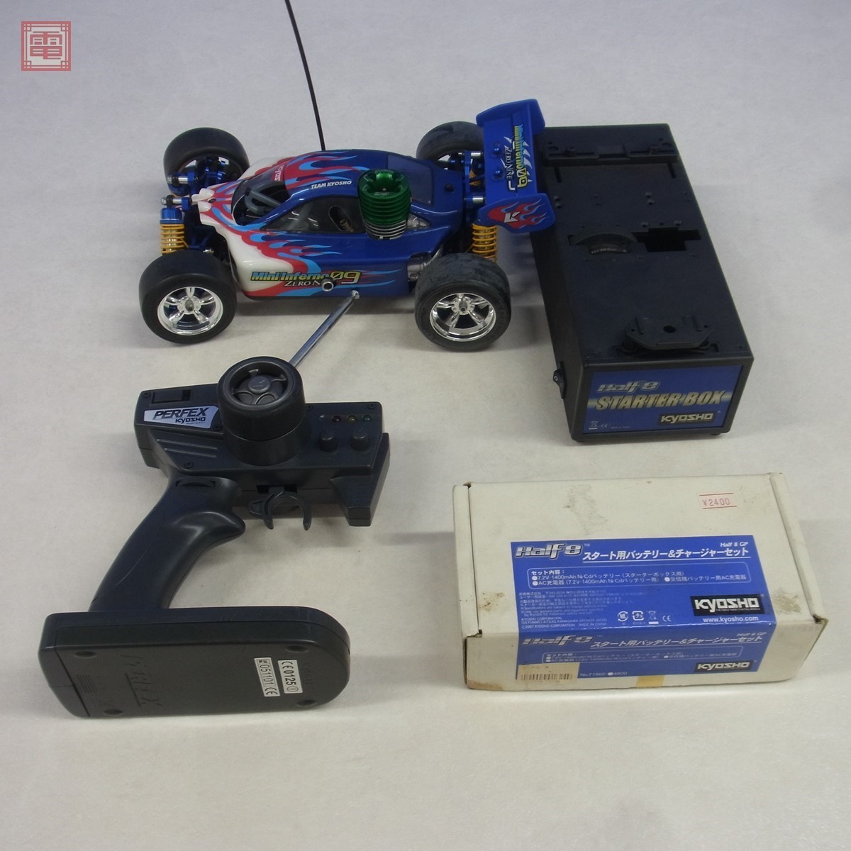ラジコン　京商 (KYOSHO)ミニインファーノ　3台セット　ジャンク 京商 ミニインファーノ09 ジャンク品 ラジコン 京商 (KYOSHO)ミニ