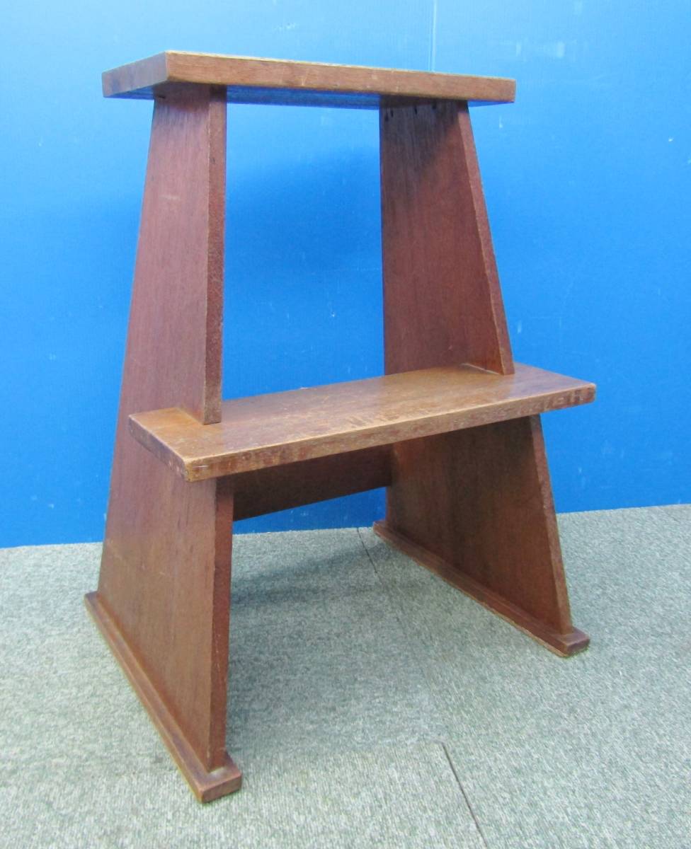 ひ*び様 昭和 踏み台 木製 昭和レトロ 京都ヴィンテージ 踏み台 木製