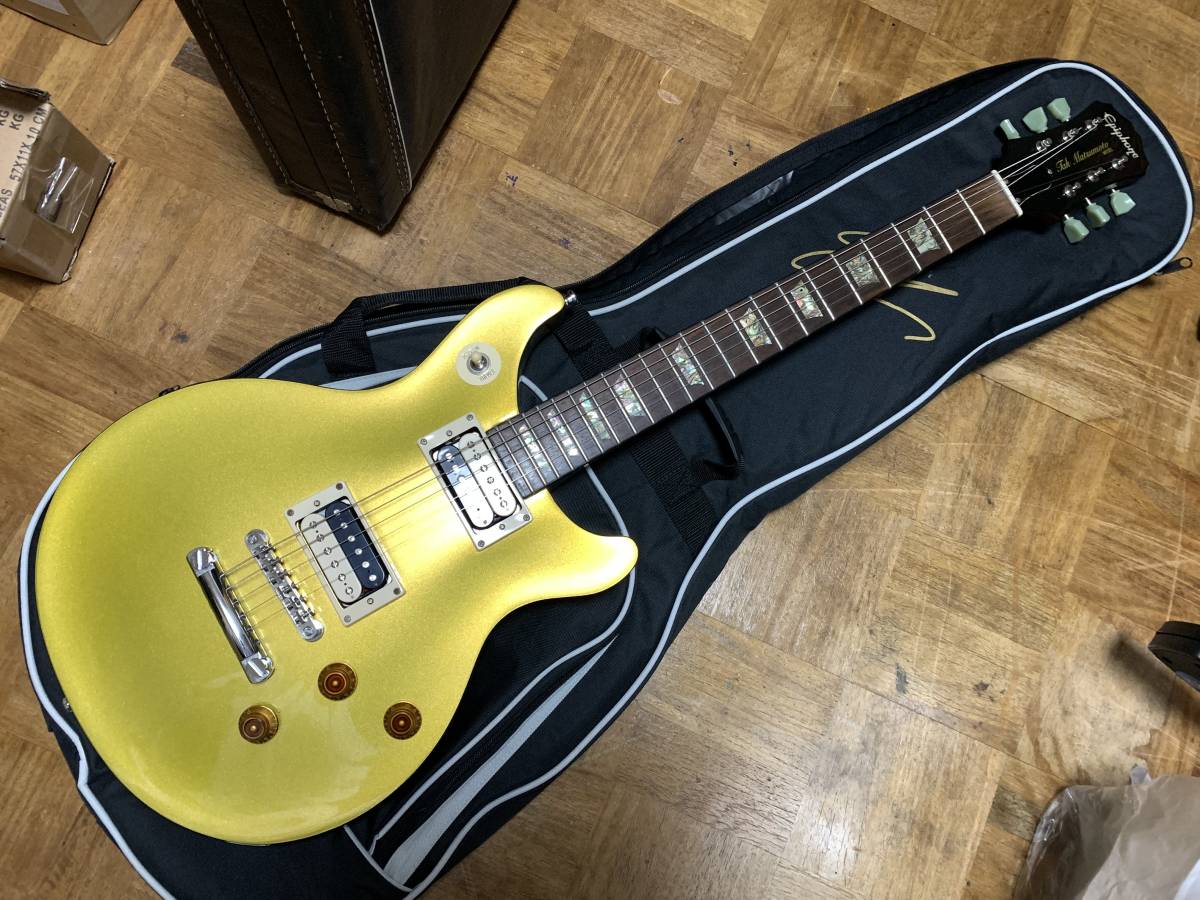 Epiphone Tak Matsumoto DC GT gold top gibson DC Tak Matsumoto