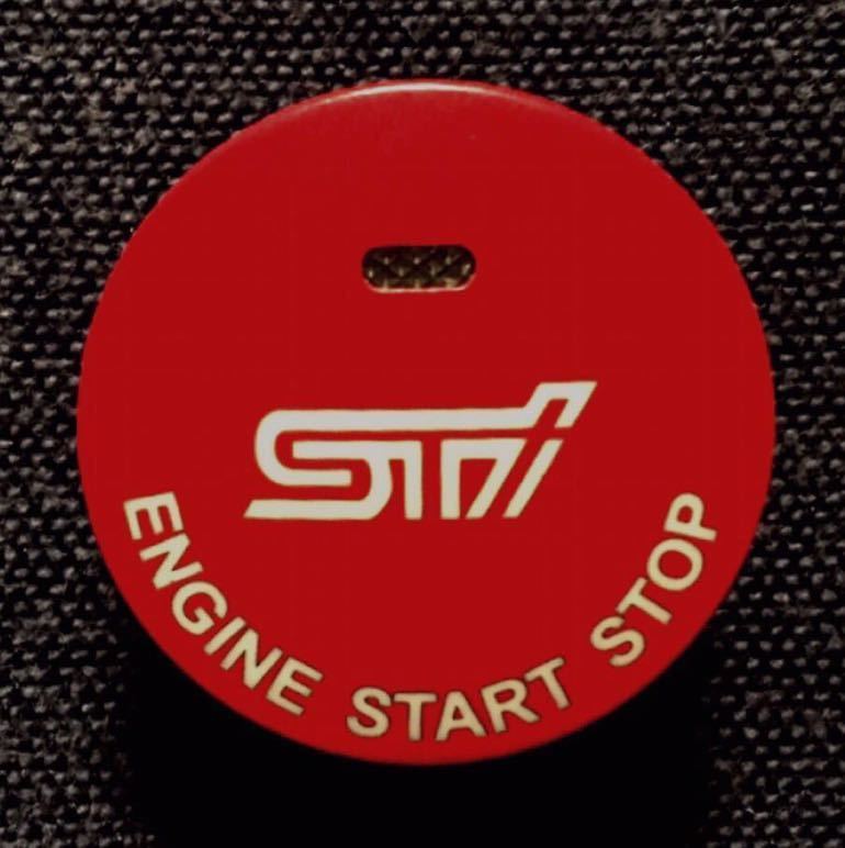 高品質 □スバル STI エンジンスタート プッシュボタン スイッチ