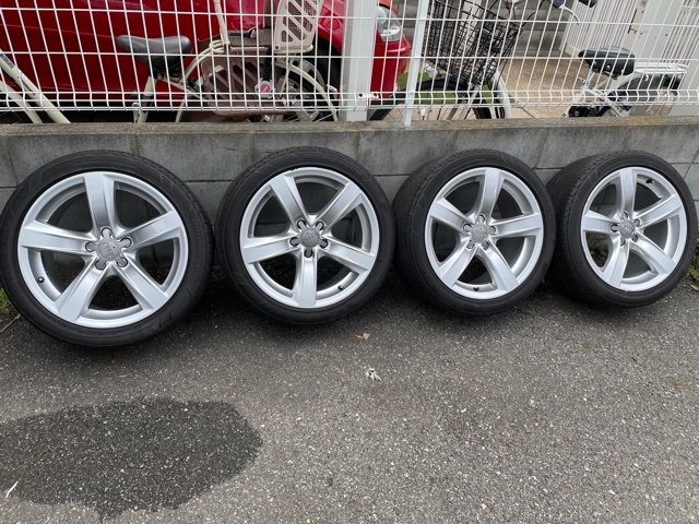 Audi純正ホイール18インチタイヤ付№006（4本セット） アウディA4S