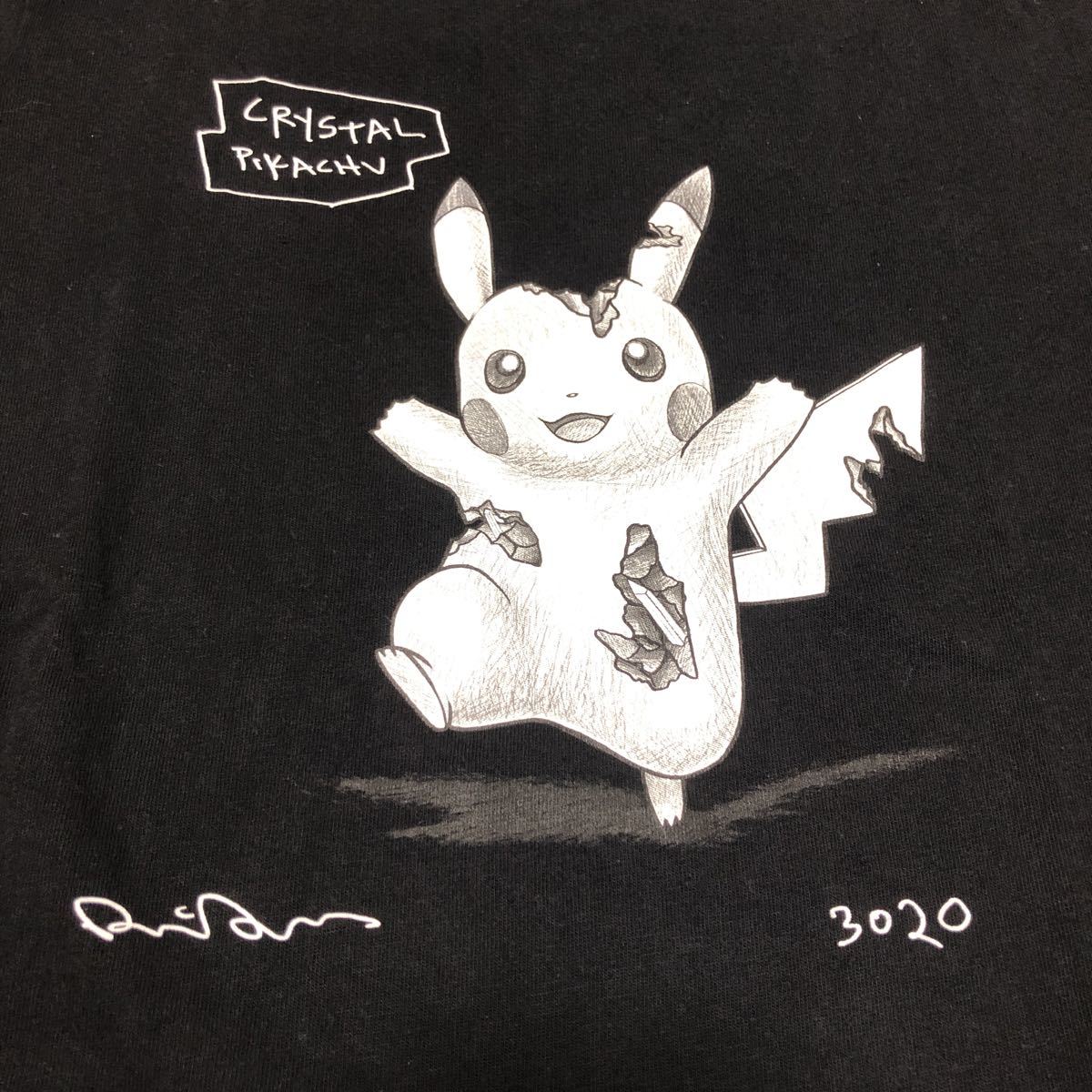 全国送料無料 ポケットモンスター 150 ピカチュウ ポケモン ユニクロ 女の子プリント半袖黒x白モノトーンtシャツ 子供服キッズ男 21特集 ポケモン