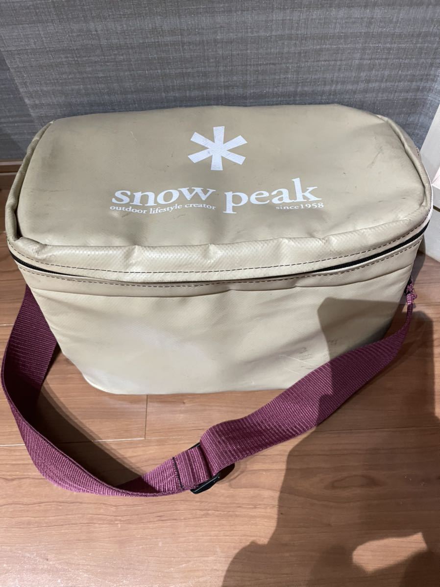 未開封 snow peak ソフトクーラー18 ＊ 容量18L SnowPeakソフト