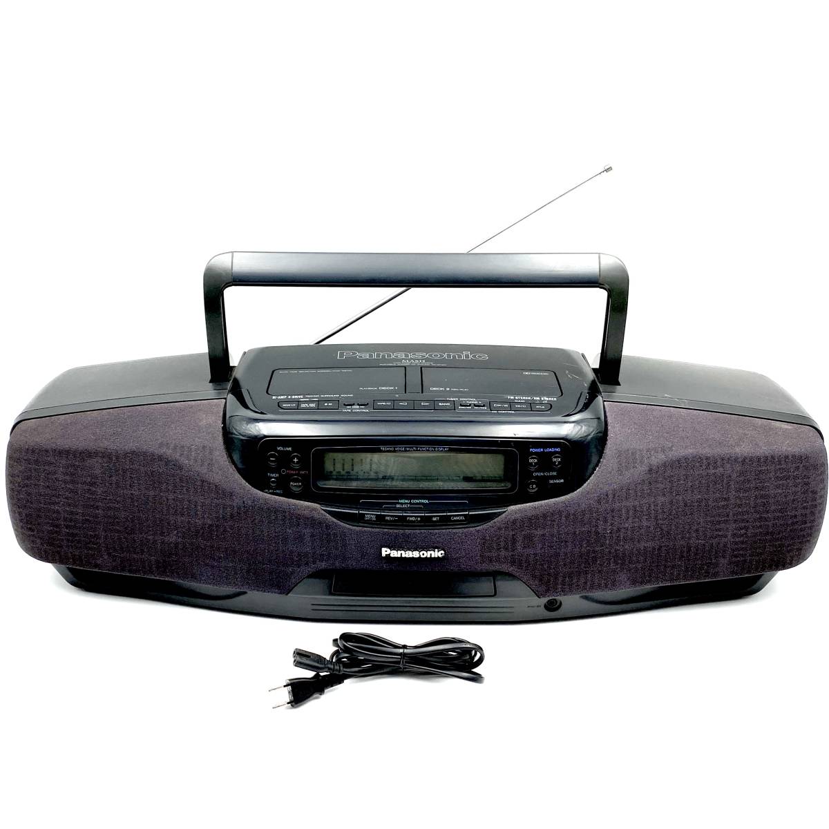 【稀少☆動作極美品】Panasonic パナソニック RX-DT901 バブルラジカセ CD ラジカセ CASSETTE RAK-RX323W RX-DT95 コブラトップ 兄弟機