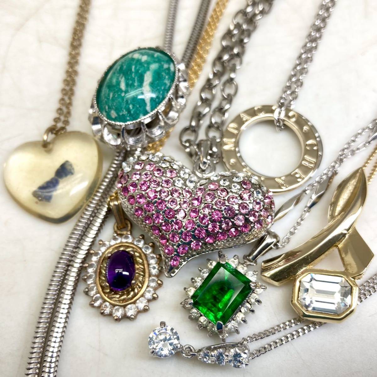 アクセサリー ネックレス Yahoo!オークション メッキ 大量 ◎1円