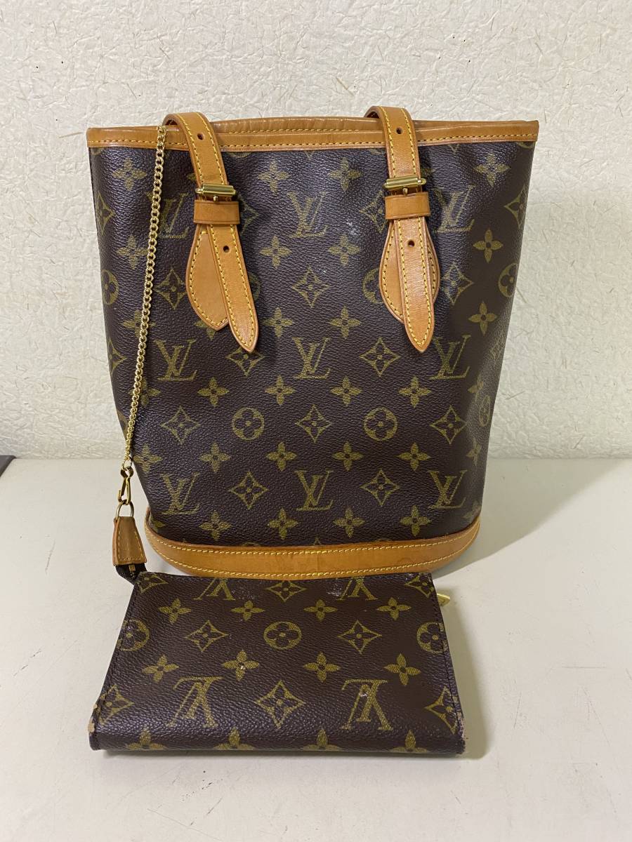 LOUIS VUITTON ルイヴィトン M42238 バケツPM プチバケット バケットPM 