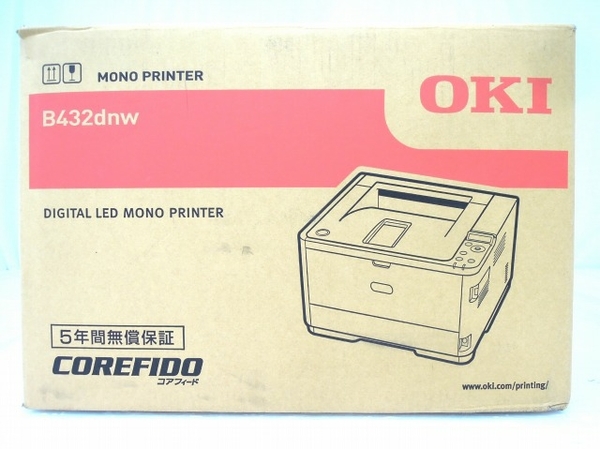 2025，新作登場 OKI COREFIDO B432DNW モノクロ LED プリンター コアフィード A4対応 無線 沖データ O5768069(OKI)｜売買されたオークション情報、yahooの商品情報をアーカイブ公開 - オークファン OKI