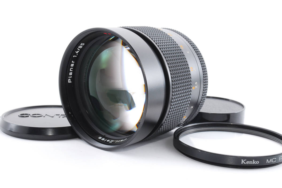 ☆超超美品☆ コンタックス CONTAX Carl Zeiss Planar 85mm F1.4 T