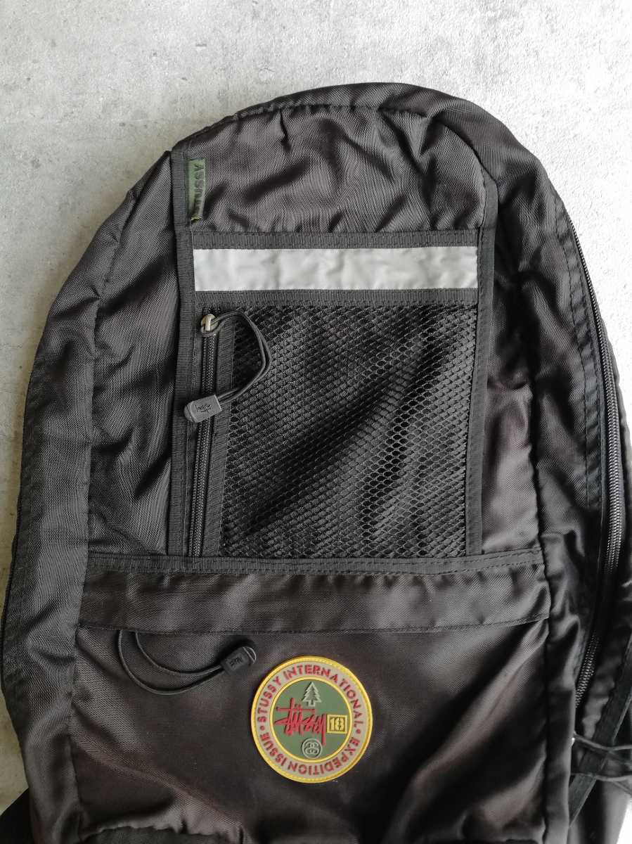 90s OLD STUSSY outdoor バックパック 黒 ブラック ヴィンテージ
