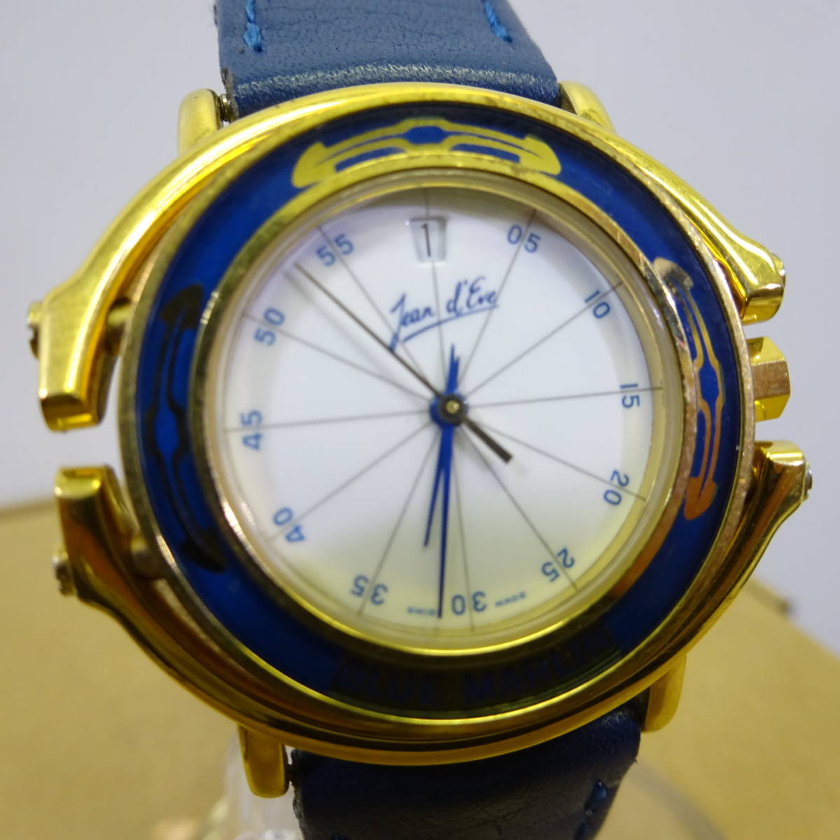 激安大特価，正規品 jean d eve | ジャンイヴ blue marlin 腕時計(3針（時、分、秒）)｜売買されたオークション情報、yahooの商品情報をアーカイブ公開 - オークファン その他