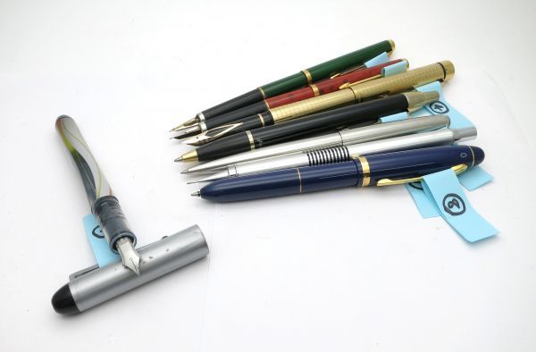 文房具・事務用品 PILOT ボールペン シルバー レディ ノック式 昭和レトロ