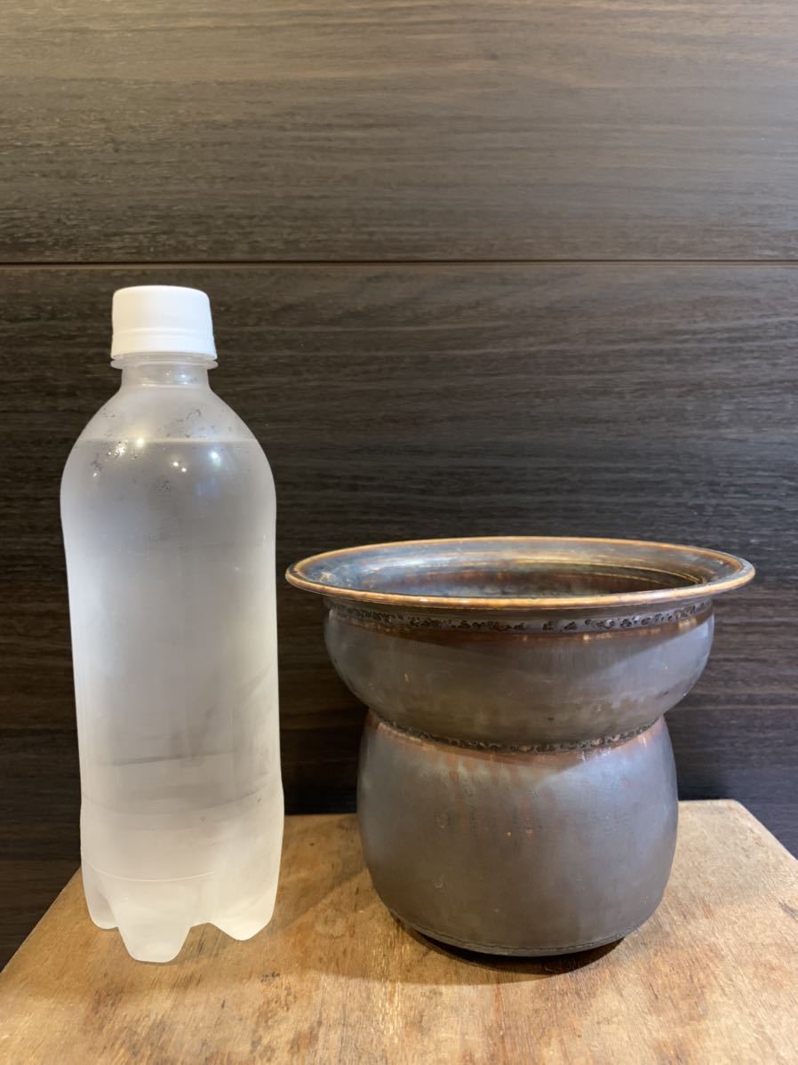 RAW LIFE FACTORY t.h.e 植木鉢 raw life factory 鉢 - 全部半額 Mサイズ 34 手作植木鉢 陶器鉢