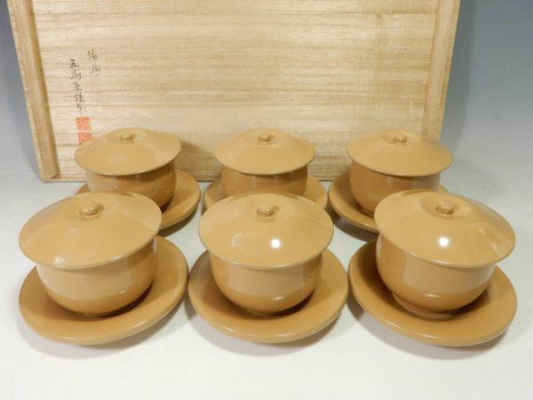 【輪島塗　五島屋謹製　茶托五客　箱あり】漆器　アンティーク　茶道具 2026年最新Yahoo!オークション -輪島五島屋(その他)の中古品 メルカリ