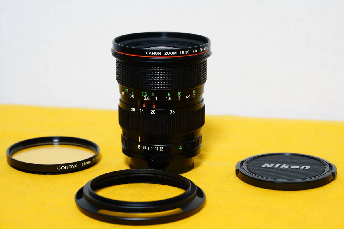 Canon FD 20-35mm L New Zoom - Lens f⁄3.5 f3.5 f⁄2.8