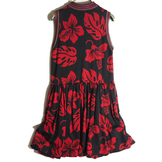 J2257f44 ▽PRADA プラダ▽ 鹿の子コットン ハイビスカス柄 