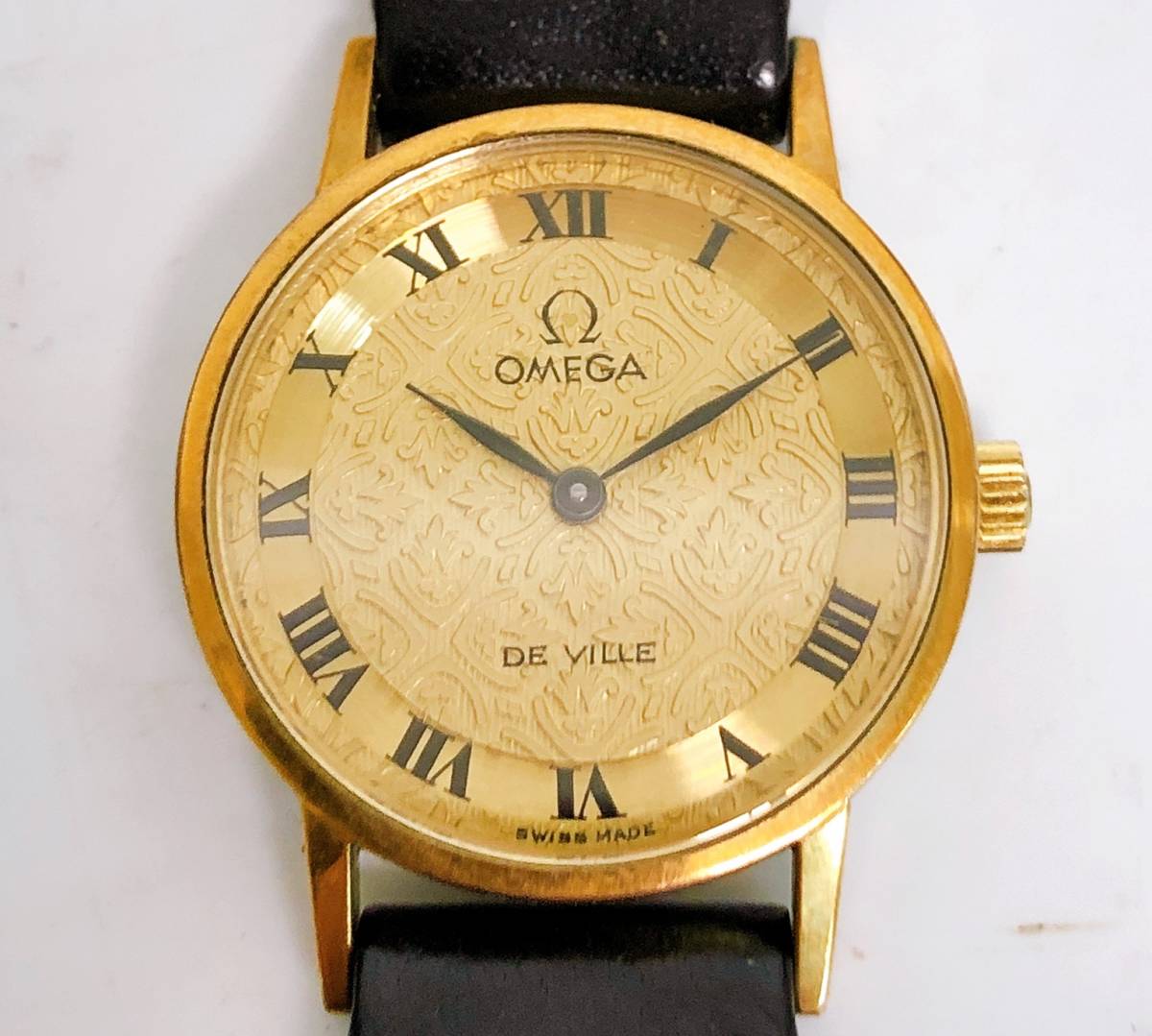 レディース オメガ OMEGA デビル クォーツ 動作未確認 ジャンク 腕時計 