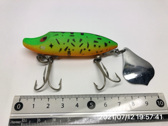 オールドヘドン HEDDON ☆ フラップテイル Jr. GRA heddon〈中古