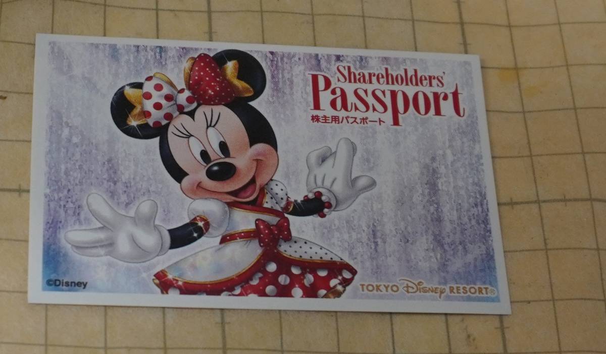 ディズニーランド株主優待券　6枚　大網てんとう虫　2982-01