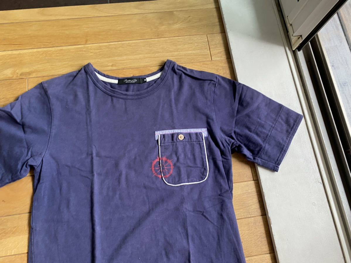 アローズ Rhythm Of Life ユナイテッドアローズ メンズ 綿コットン100 ロゴプリント Tシャツ M 半袖tシャツ 売買されたオークション情報 Yahooの商品情報をアーカイブ公開 オークファン Aucfan Com