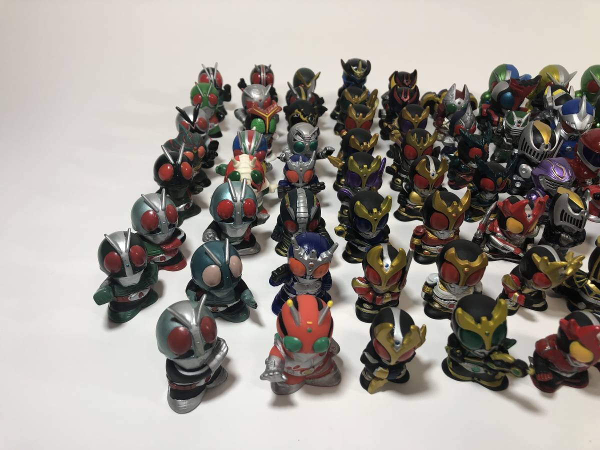 仮面ライダー 指人形 ソフビ 大量まとめ売り 140体