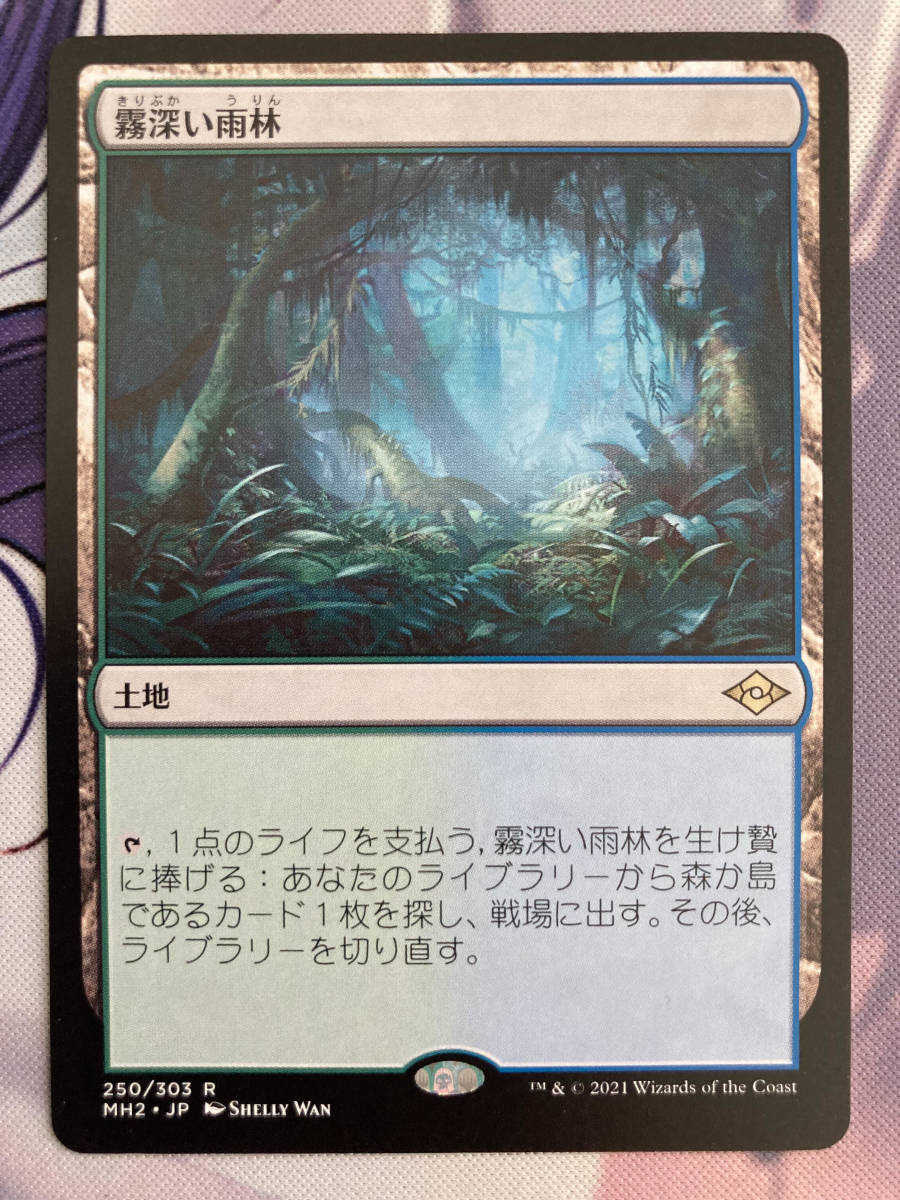 MTG 霧深い雨林 2枚セット MTG 《霧深い雨林/Misty Rainforest》 MH2 日本語 ゲーム おもちゃ、ゲーム