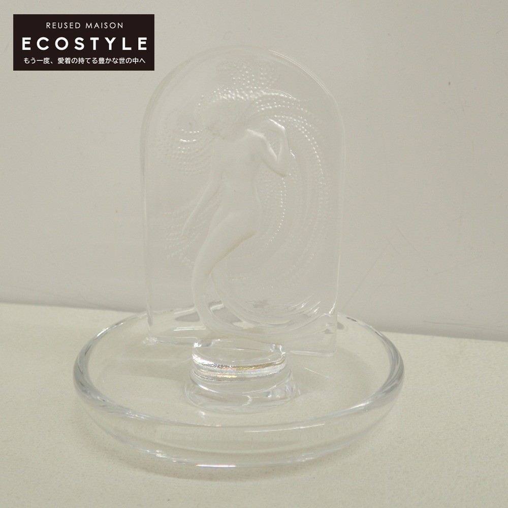 1円】Lalique ラリック NAIADE ナイアード 水の妖精 リングトレイ オブジェ