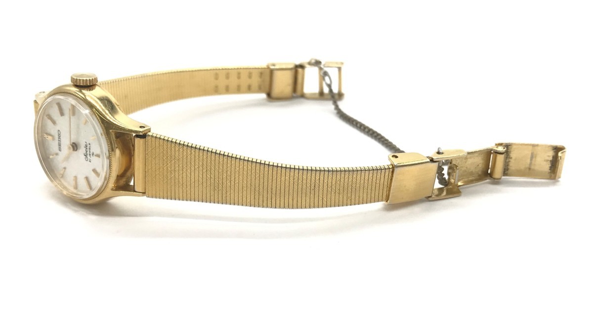 SEIKO セイコー 腕時計 14K 手巻き YG 11-1130 レディース socie 