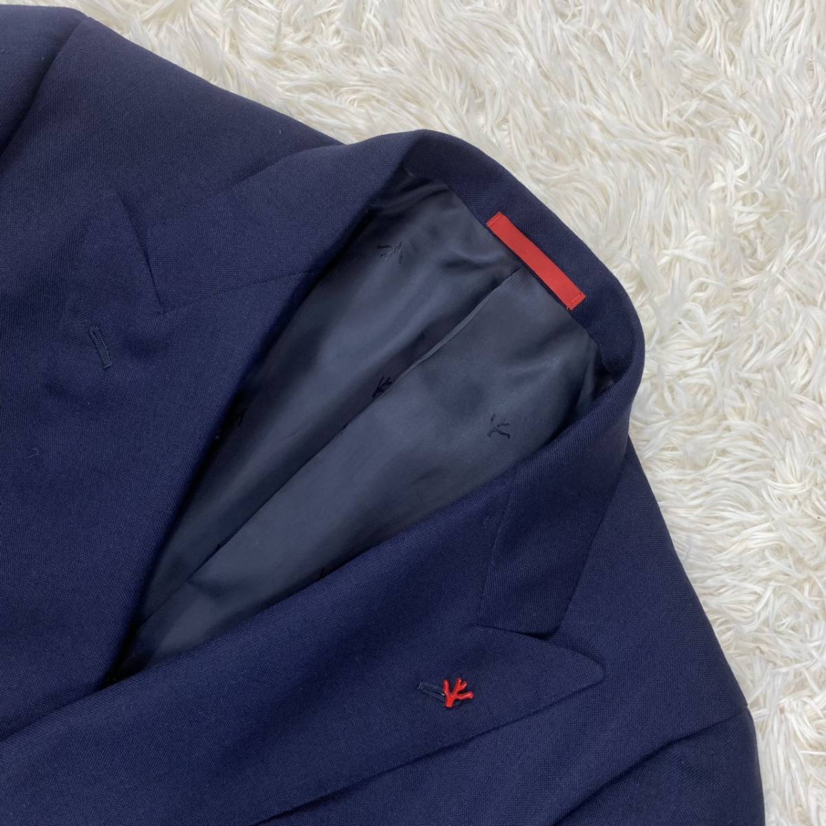 伊達男必見!圧巻の存在感☆】美品 ISAIA イザイア ダブルジャケット 52 