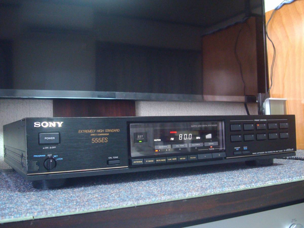 SONY ST-S555ESX＜動作確認済み＞ソニー FM/AMチューナー MADE IN