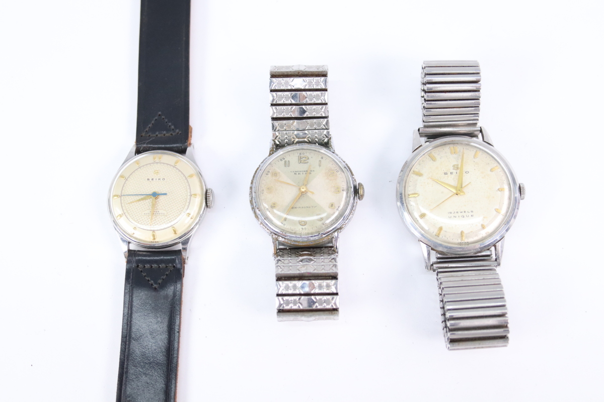 3点】SEIKO セイコー 手巻き アンティーク 14042/12058/1733 腕時計