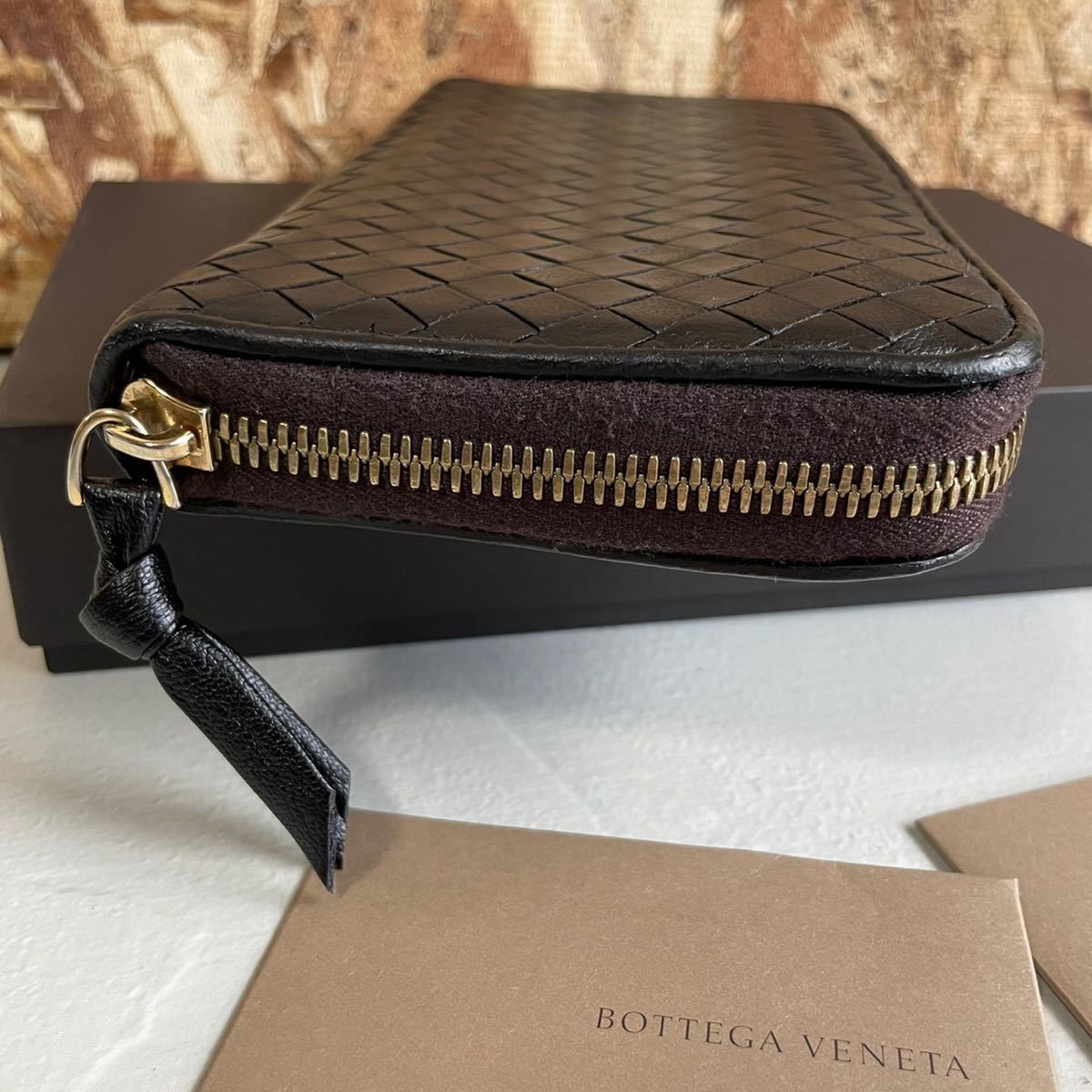 □1円□美品□BOTTEGA VENETA □ボッテガヴェネタ □□男女□長財布 