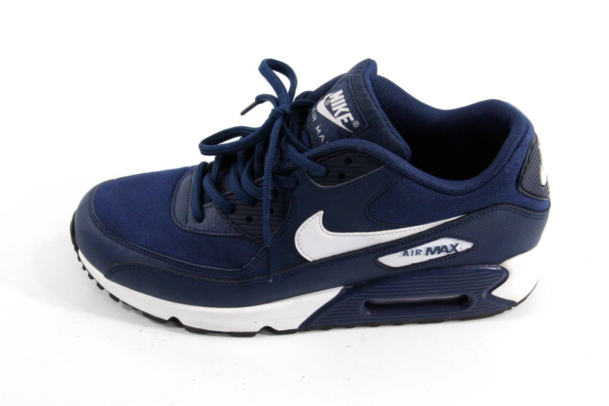 NIKE AIR MAX 90 スニーカー 27.5cm ネイビー/ホワイト 紺/白 エア