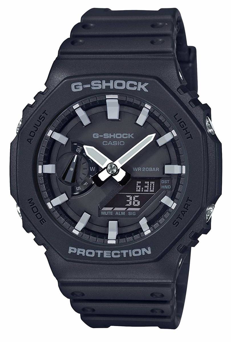新品カシオ Gショック GA-2100-1AJF カーボンコアガード構造 ブラック 