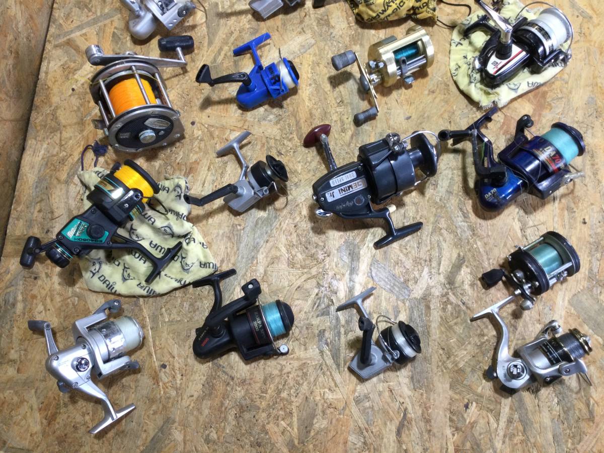 釣り リール まとめて Daiwa まとめて 36個 大量セット ジャンク