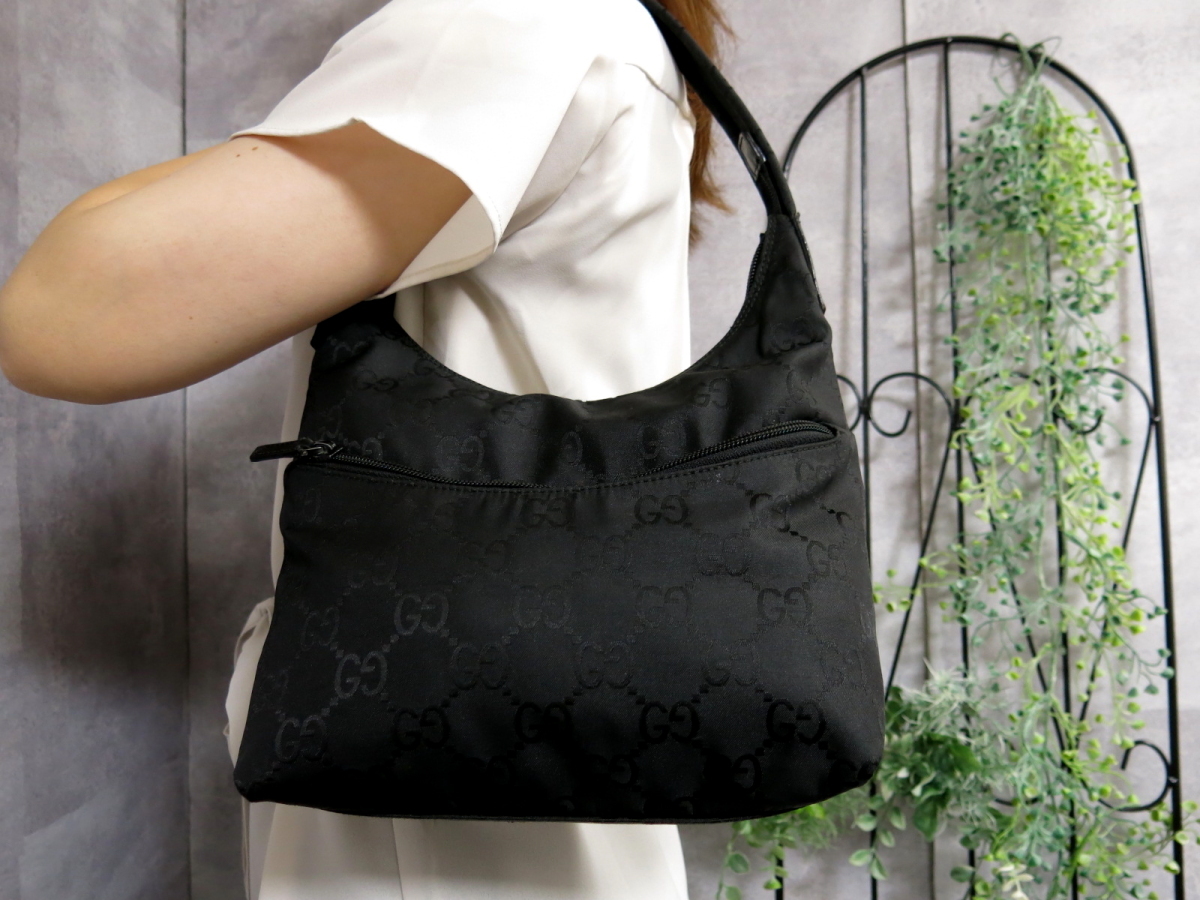 GUCCI グッチ トートバッグ GGキャンバス シェリーライン - 美品 極 GG