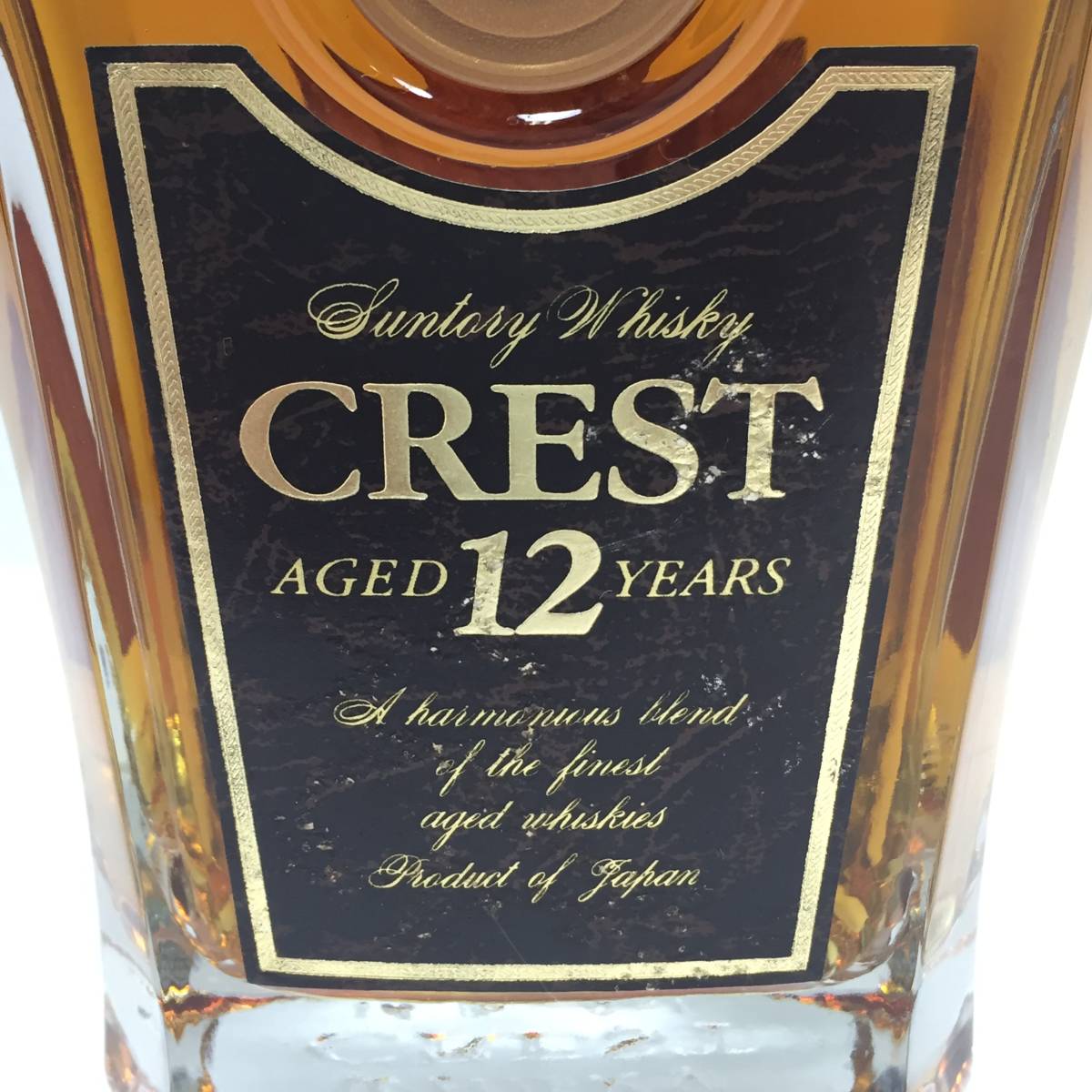 ▽【未開栓】SUNTORY サントリー CREST クレスト 12年 ウイスキー