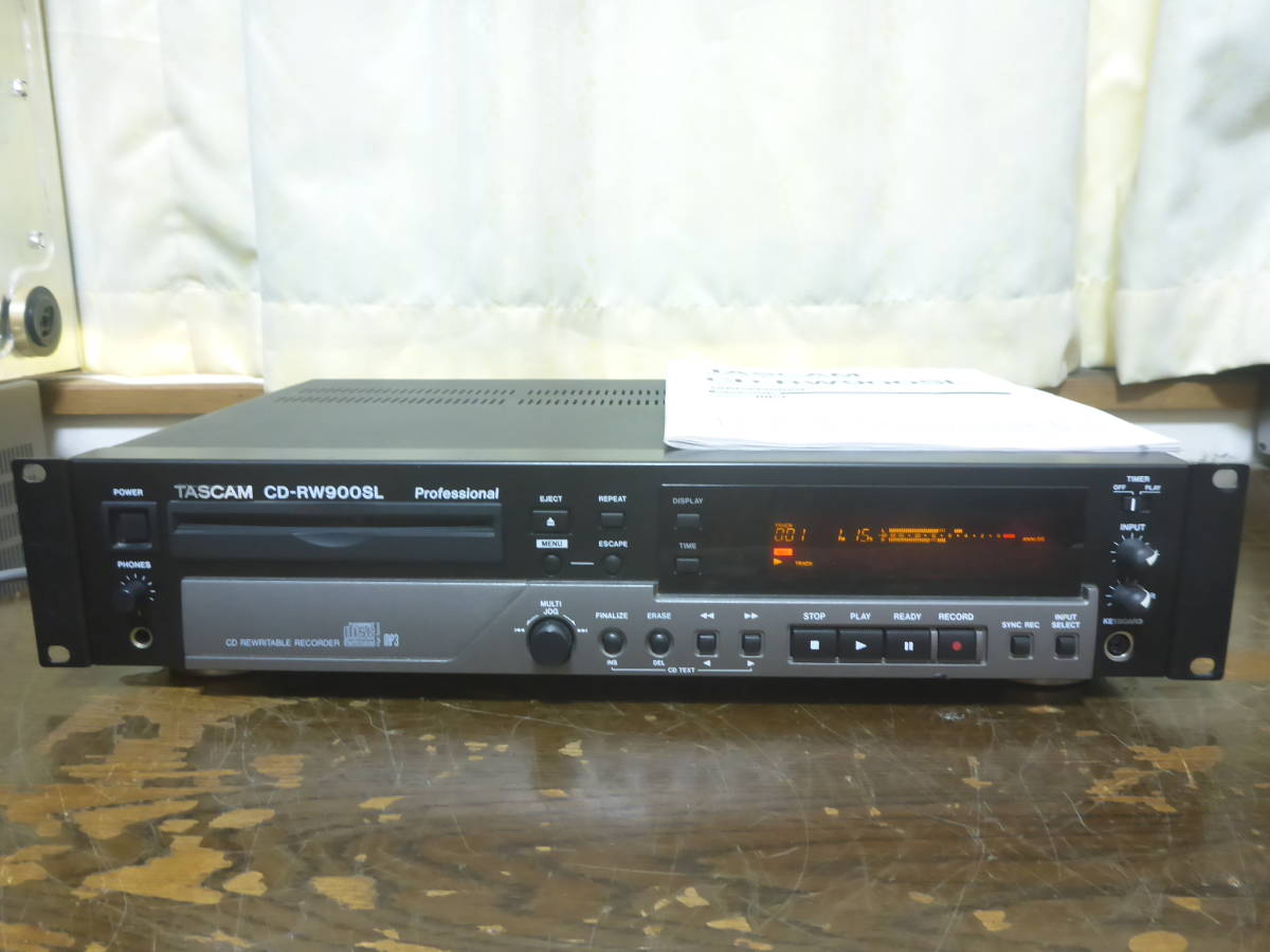 TASCAM CD-RW900SL | 業務用CDレコーダー CD-RW900 タスカム CD 