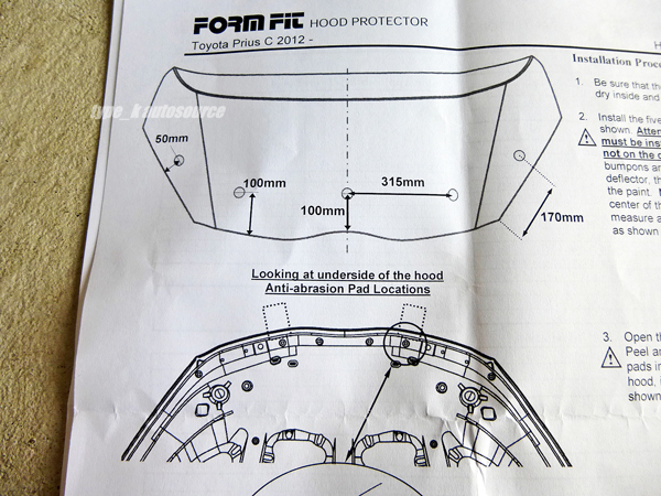 FOCUS バグガード デフレクター12-16 US TOYOTA PRIUS CプリウスC USDM北米JDM トヨタ AQUA アクア 前期 中期 NHP10系