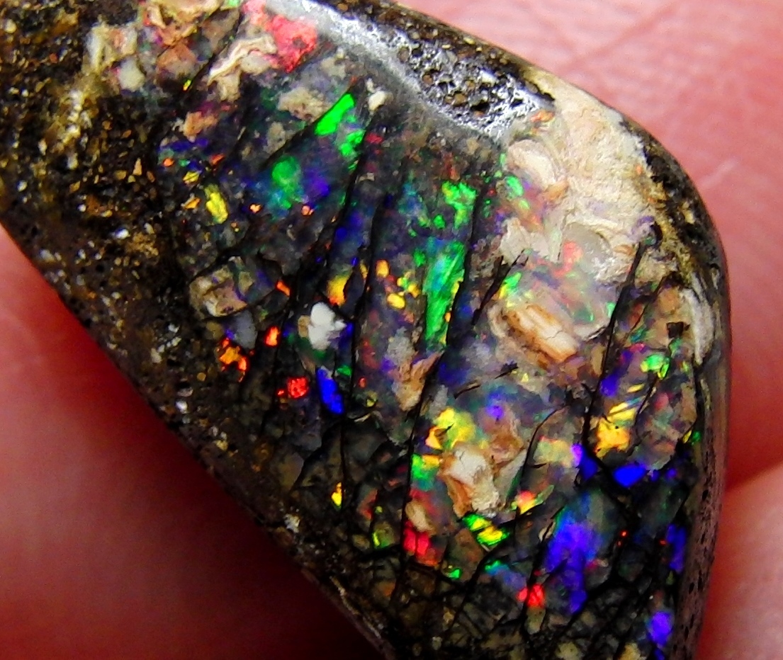 人気定番，2025 必見秘蔵 AAA ジェムグレード 8.80cts 天然 オパール化した木の化石 ウッドオパール 極美マルチカラー(オパール)｜売買されたオークション情報、yahooの商品情報をアーカイブ公開 - オークファ オパール
