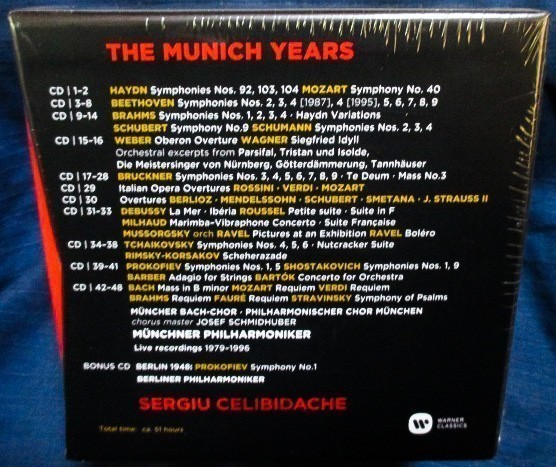 チェリビダッケ Years Munich チェリビダッケThe ザ・ミュンヘン