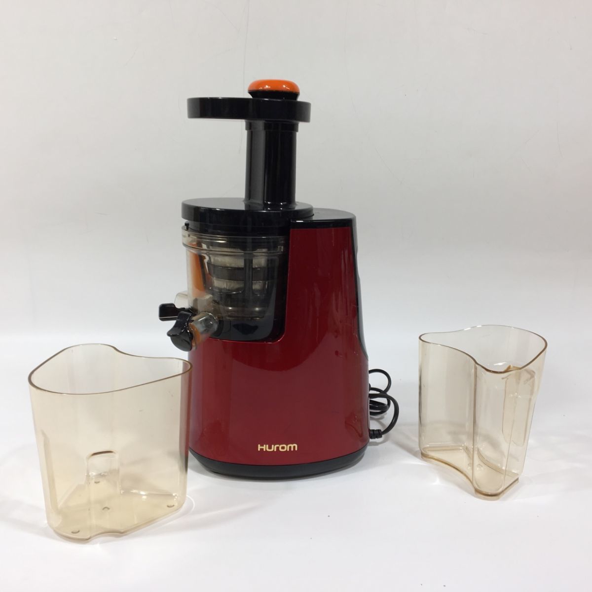 □□中古美品！HUROM製低速ミキサー H2H フェラーリレッド HUROM