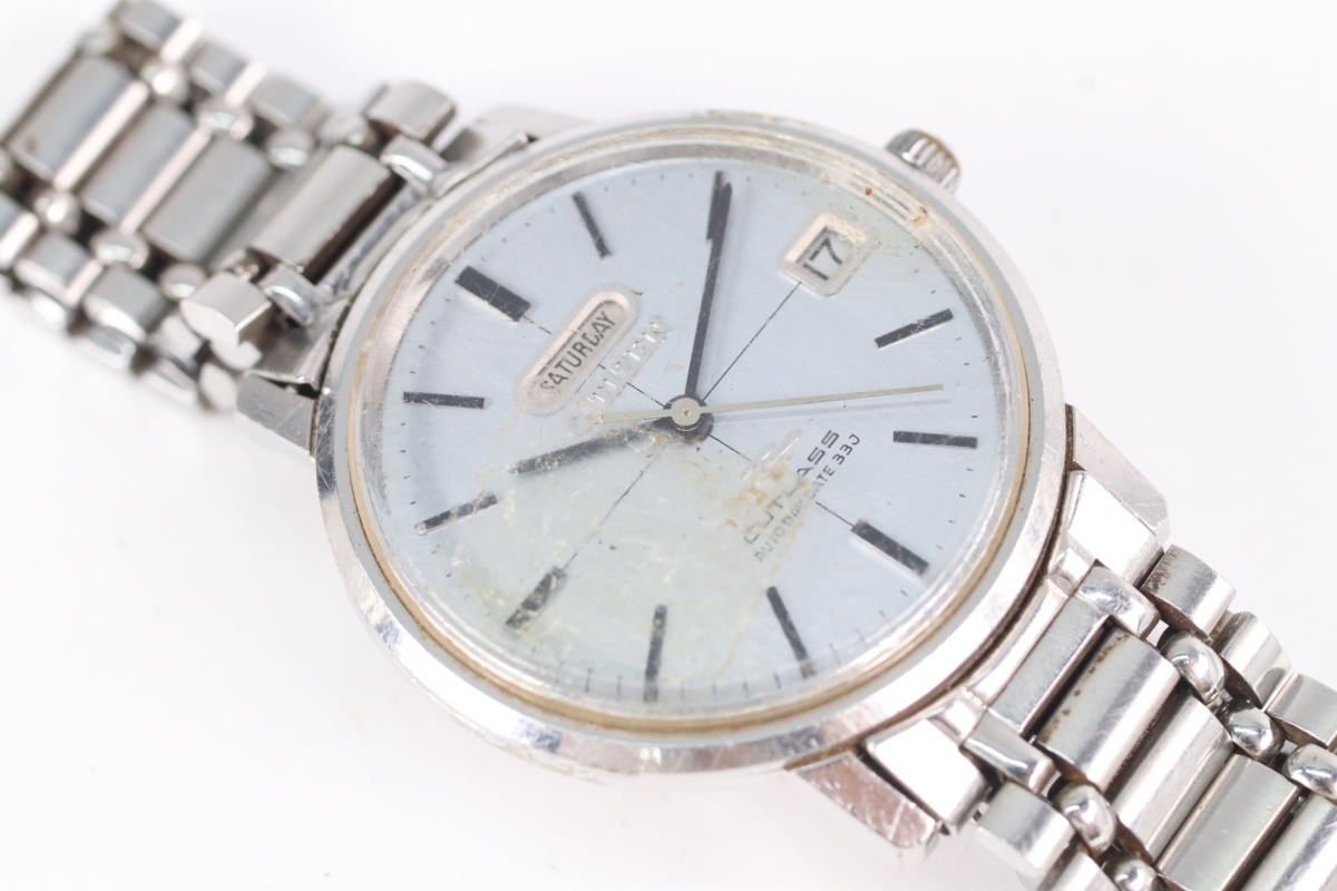 CITIZEN シチズン CUTLASS カトラス CUSS 3001-Y AUTO DAY DATE 33石 