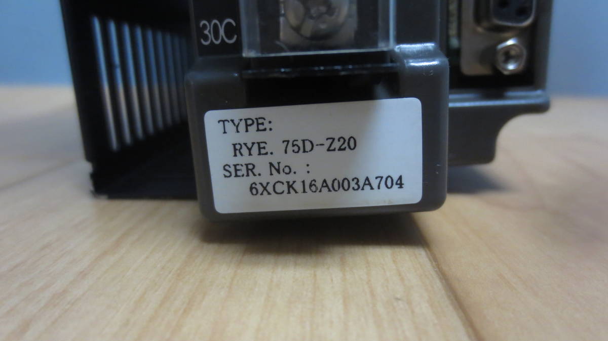 ★ FUJI ELECTRIC RYE.75D (750W) SERVO AMP ★ RYE.75D-Z20 ★ Servo RYE.75D Electric SERVO 75D, DIGITAL