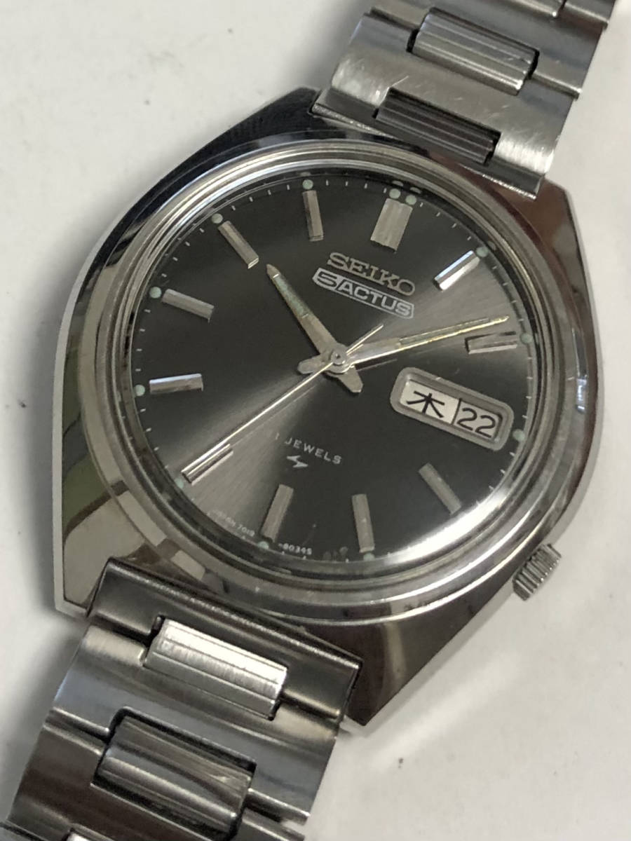 SEIKO 5 ACTUS (セイコー5アクタス) 21石 自動巻き デイデイト付き 