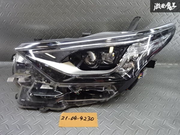 トヨタ純正 NZE181 ZRE186 オーリス 後期 LED ヘッドライト ヘッドランプ 左側 助手席側 ICHIKOH 12-600 点灯OK 棚2K23