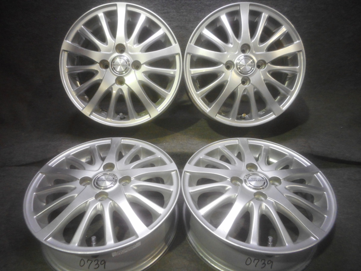 【驚きの破格値，大人気】 MONOCEROS ビクシスメガ 14in 4.5J PCD100 OFF+45 4本 2144(社外品)｜売買されたオークション情報、yahooの商品情報をアーカイブ公開 - オークファン 4穴