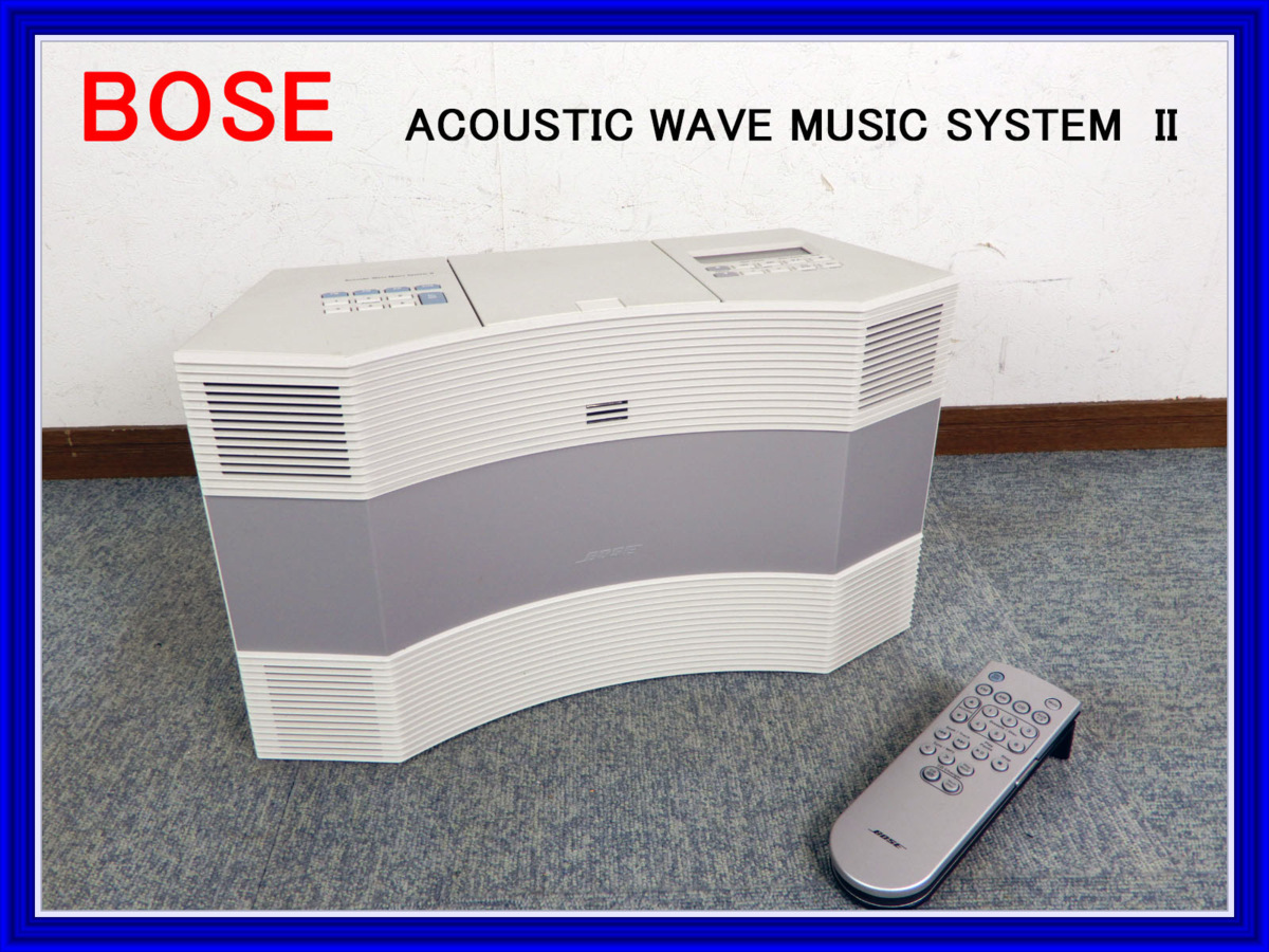 Wave Acoustic Bose System Music II - Graphite BOSE Changer Radio